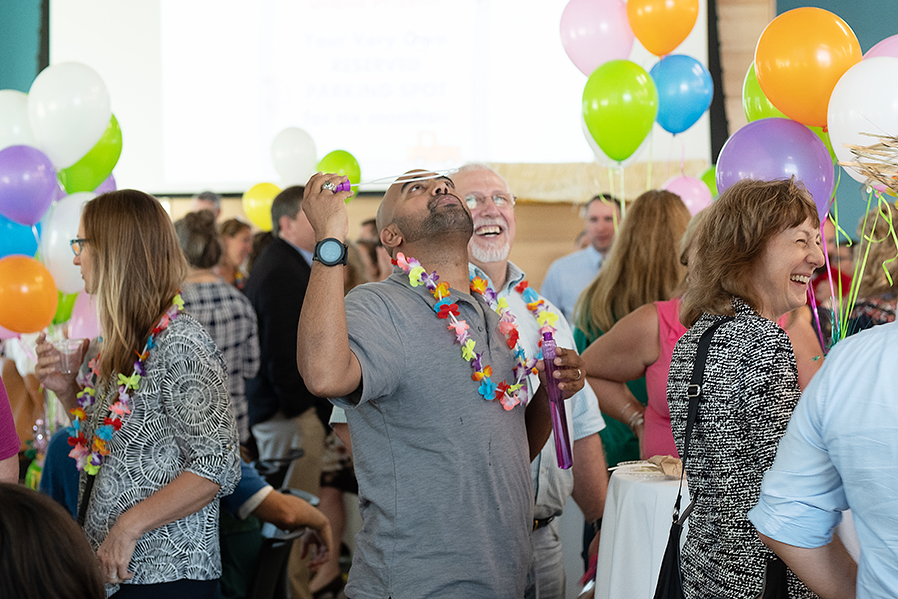 The college held its annual Welcome Day party on Sept. 14 in Adirondack Hall.