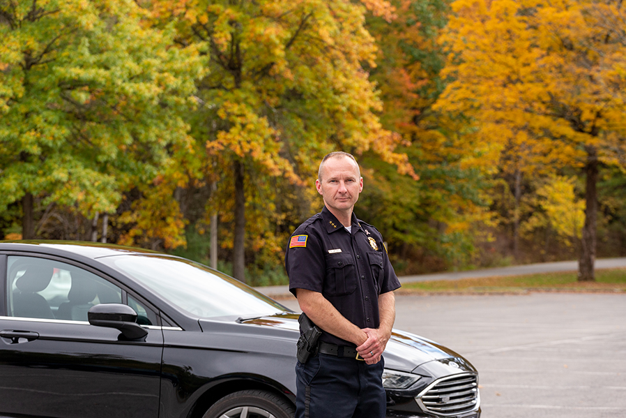 SUNY Adirondack alumnus Shane Crooks is the new Saratoga Springs Chief of Police.