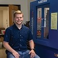 Image of Shawn Norton in the mechatronics lab