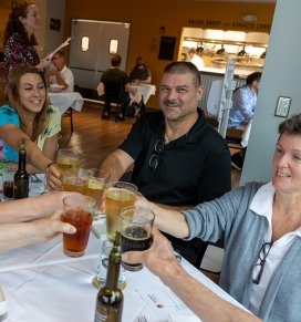 Collaborative Cuisine attendees cheering