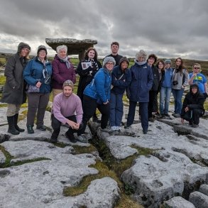 Group of students in Ireland on an international education trip