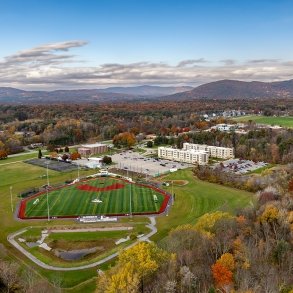 Aerial image of the turf complex