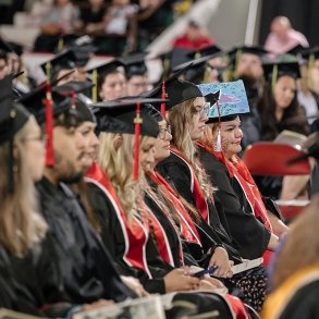 SUNY Plattsburgh Queensbury graduates are seen at Commencement 2024