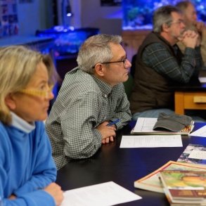 Continuing Education students at class listening to instructor