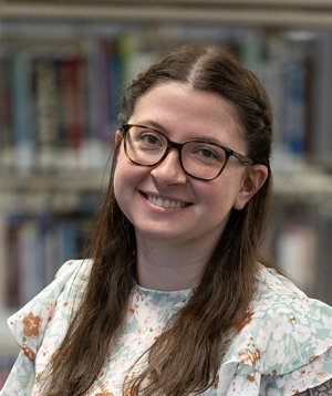 Research Services Librarian Danielle Walkup
