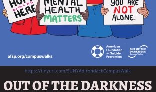 Image for news article SUNY Adirondack hosts Out of the Darkness walk