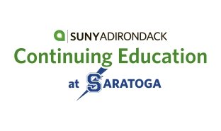 Image of the Saratoga Springs School District logo and the SUNY Adirondack Continuing Education logo