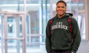 SUNY Adirondack student Tyrese Brown was named a 2025 Coca-Cola Academic Team Bronze Scholar
