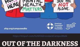 Image for news article SUNY Adirondack hosts Out of the Darkness walk
