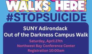 Image for news article SUNY Adirondack offers Hope Walks Here