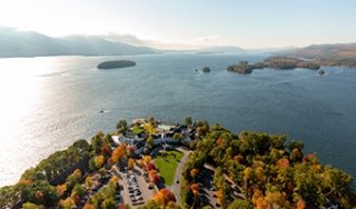 Lake George is seen from The Sagamore Resort