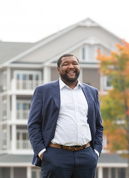 Donovan Miller is seen outside the Marriott in Lake George